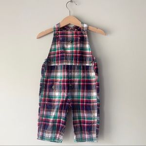 Ralph Lauren Plaid Overalls